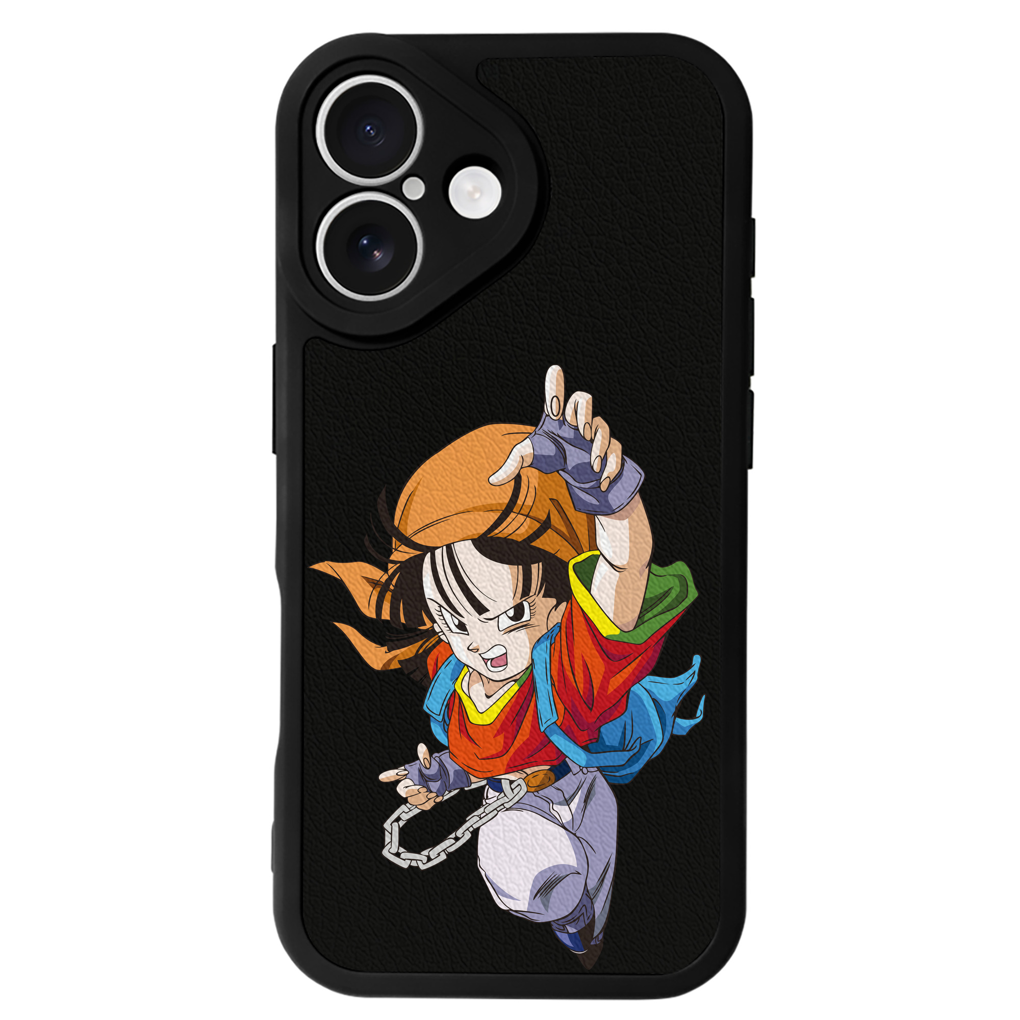 （画像用） ドラゴンボール パン DRAGON BALL Pan 【iPhone 16シリーズ対応】シリコンスマホケース（レザー調） 材質：シリコン